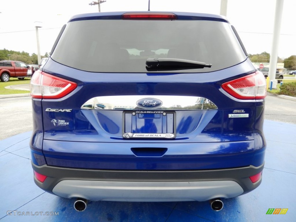 2013 Escape SEL 2.0L EcoBoost - Deep Impact Blue Metallic / Medium Light Stone photo #4