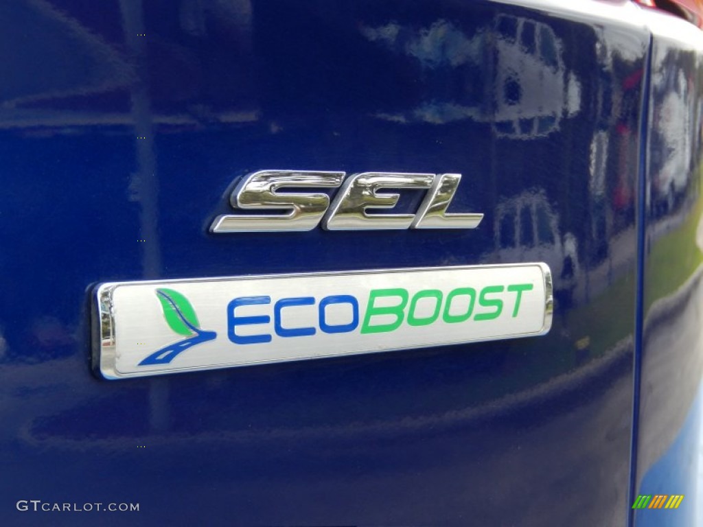 2013 Escape SEL 2.0L EcoBoost - Deep Impact Blue Metallic / Medium Light Stone photo #10