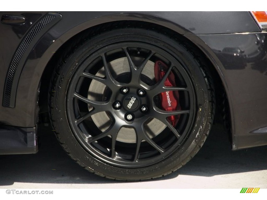 2011 Lancer Evolution MR - Phantom Black Pearl / Black photo #30