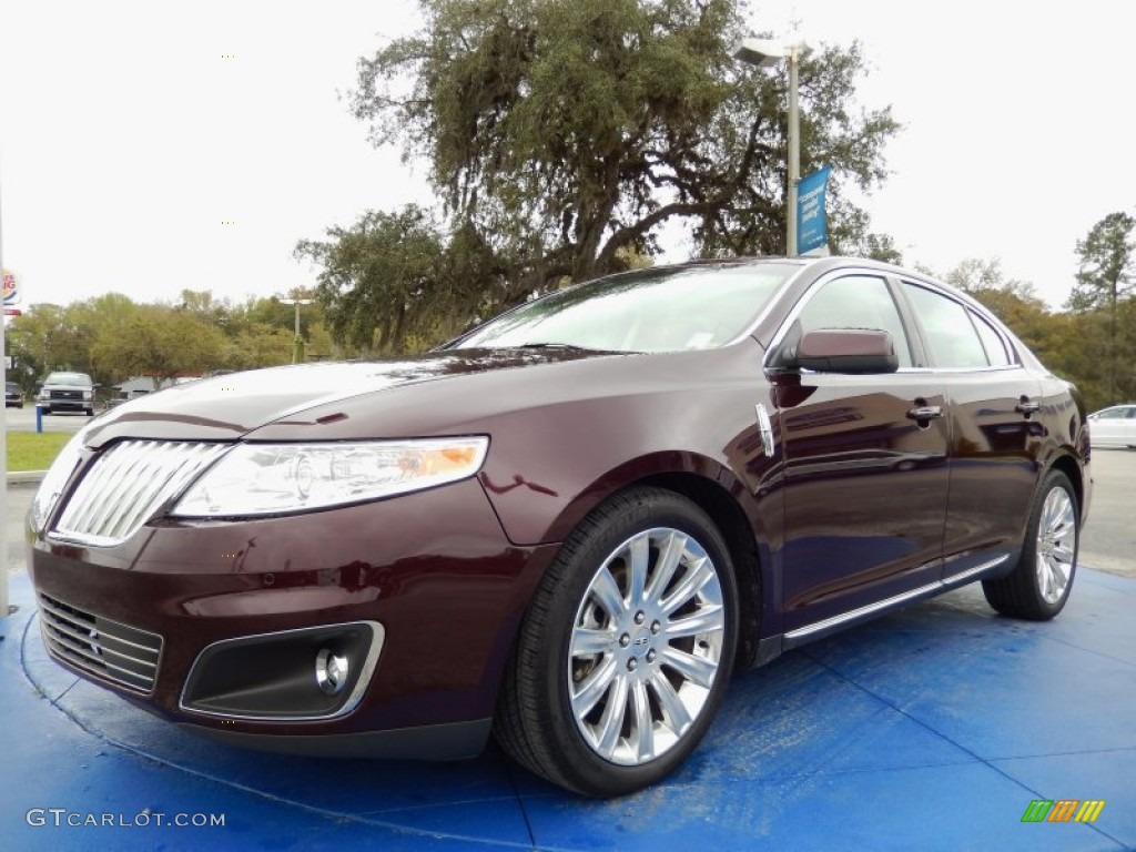 Bordeaux Reserve Red Metallic 2011 Lincoln MKS FWD Exterior Photo #91241971
