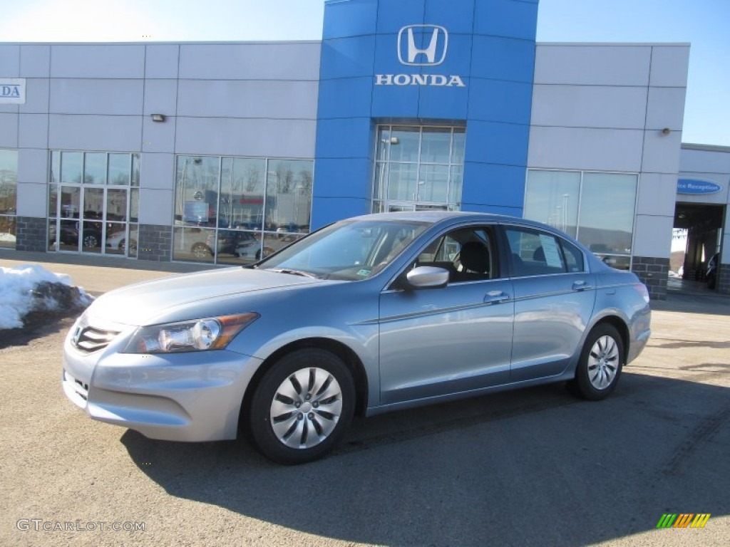 2011 Accord LX Sedan - Celestial Blue Metallic / Black photo #1