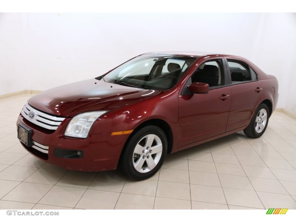 Merlot Metallic 2007 Ford Fusion SE V6 Exterior Photo #91243573