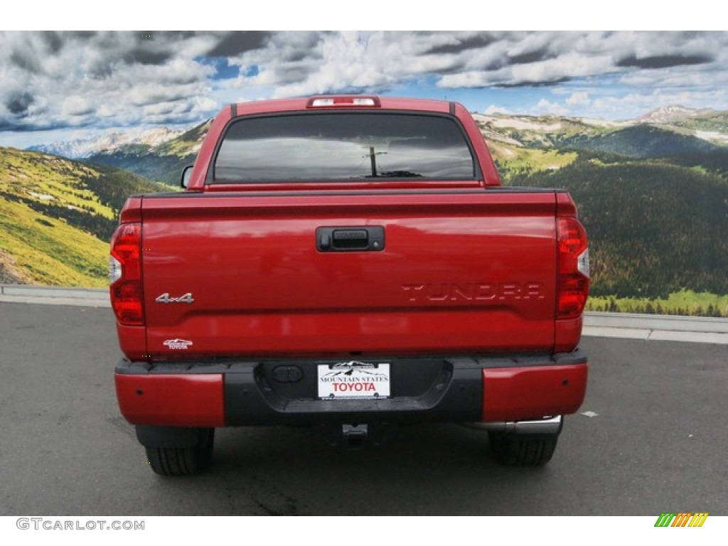 2014 Tundra Platinum Crewmax 4x4 - Barcelona Red Metallic / Black photo #4