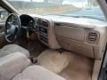Medium Beige 2001 Chevrolet S10 LS Extended Cab Dashboard