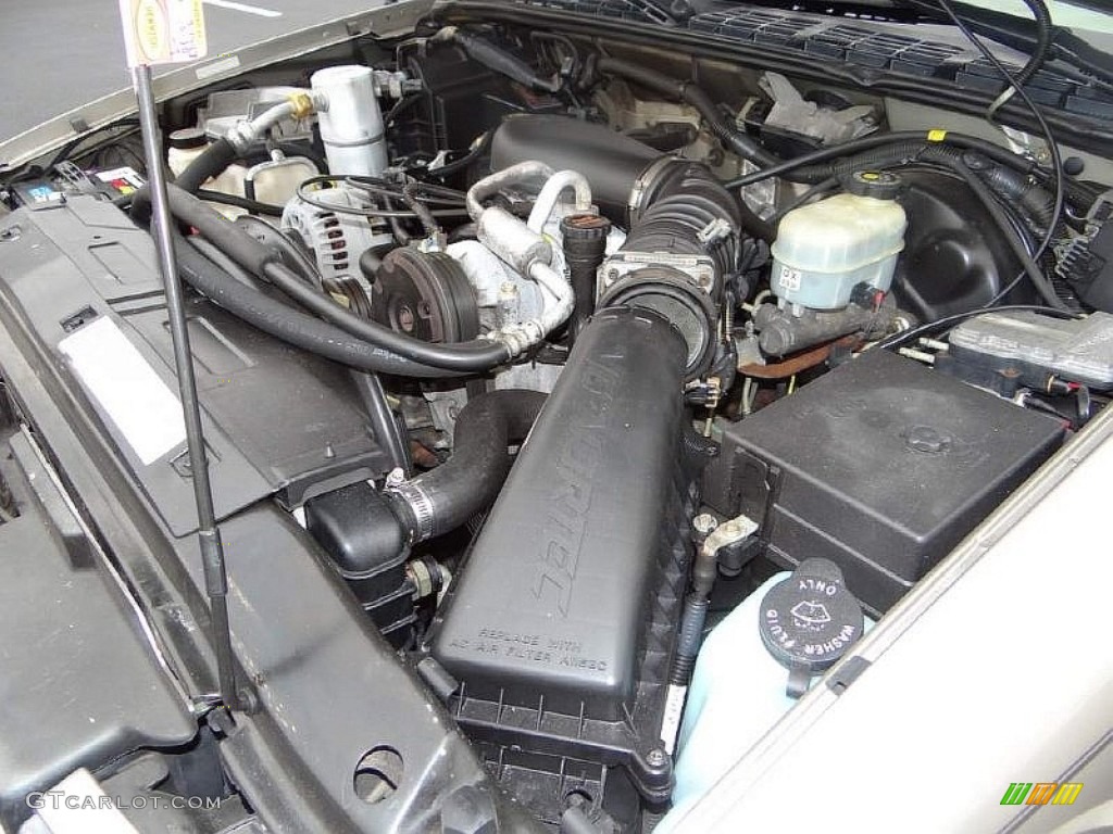 2001 Chevrolet S10 LS Extended Cab 4.3 Liter OHV 12-Valve Vortec V6 Engine Photo #91245211