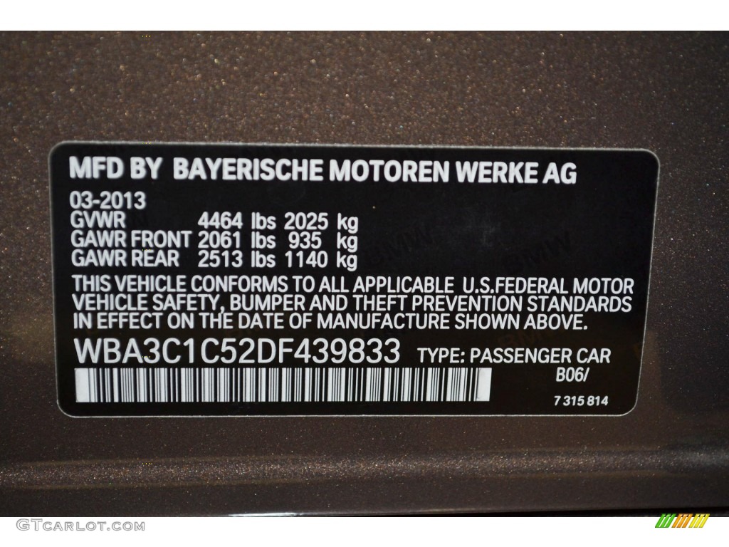 2013 3 Series 328i Sedan - Mojave Brown Metallic / Black photo #11