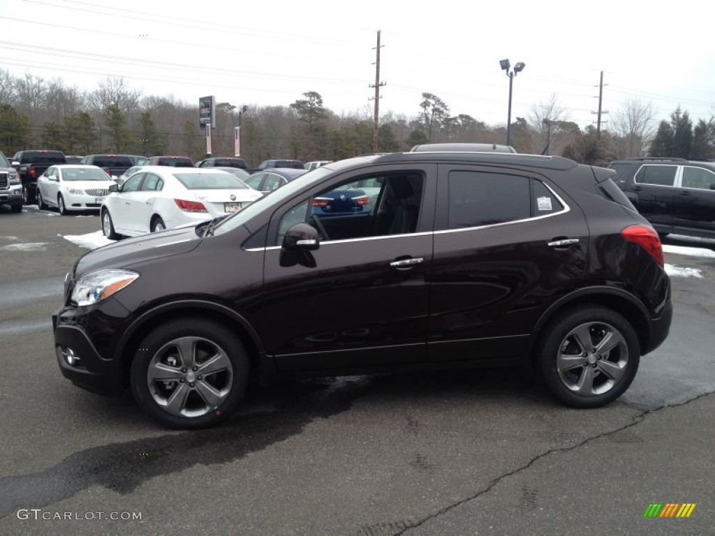 Deep Espresso Brown Metallic 2014 Buick Encore Convenience Exterior Photo #91245325