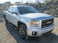 2014 Quicksilver Metallic GMC Sierra 1500 SLT Crew Cab 4x4  photo #2