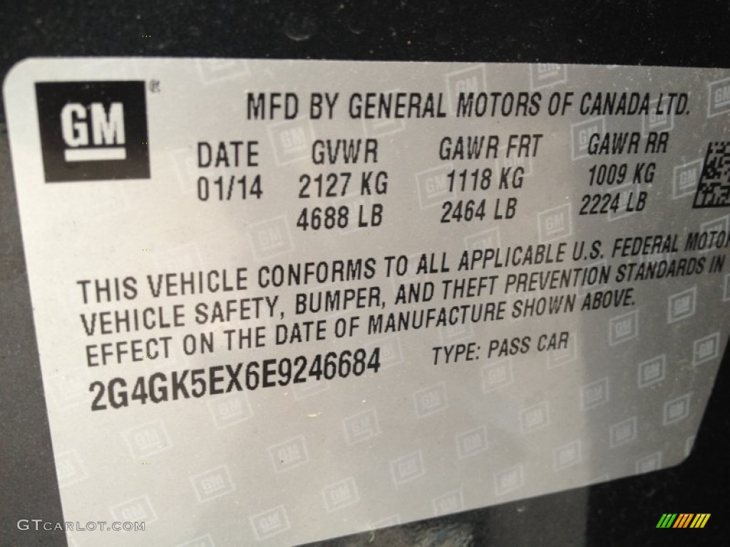 2014 Regal FWD - Black Onyx / Ebony photo #9