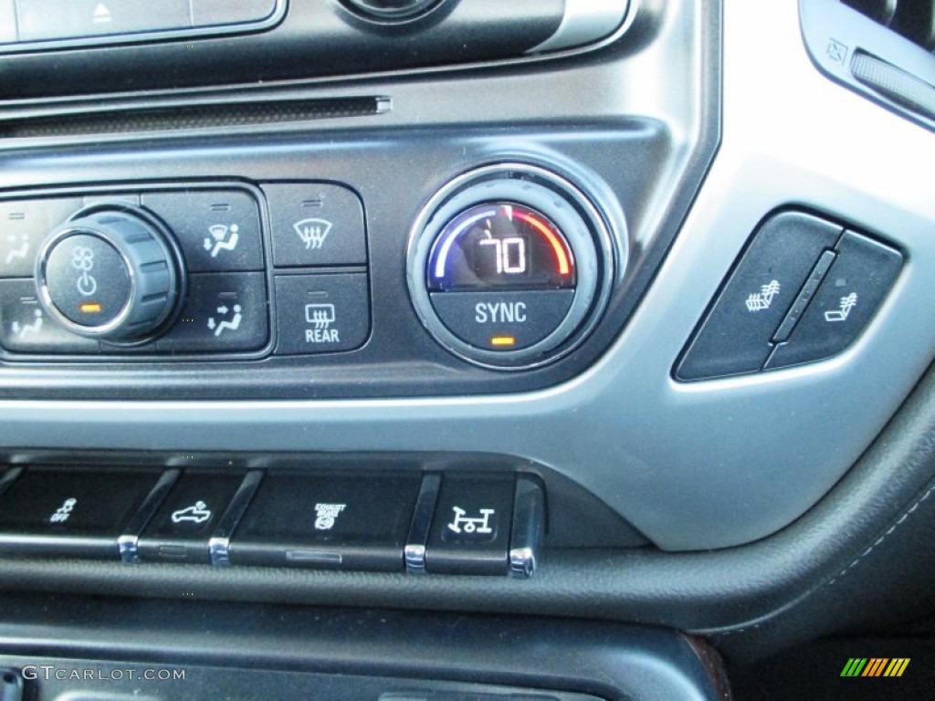 2015 GMC Sierra 3500HD SLE Crew Cab 4x4 Dual Rear Wheel Chassis Controls Photo #91247821