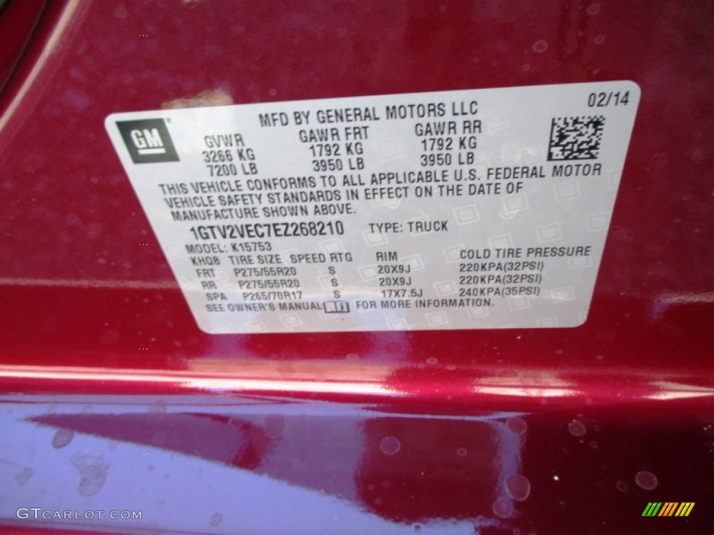 2014 Sierra 1500 SLT Double Cab 4x4 - Sonoma Red Metallic / Jet Black photo #6