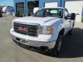 Summit White - Sierra 2500HD Regular Cab 4x4 Utility Truck Photo No. 3