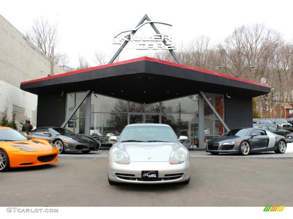 1999 911 Carrera Coupe - Arctic Silver Metallic / Black photo #2