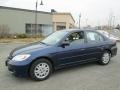 2005 Eternal Blue Pearl Honda Civic LX Sedan  photo #3