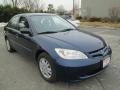 2005 Eternal Blue Pearl Honda Civic LX Sedan  photo #11