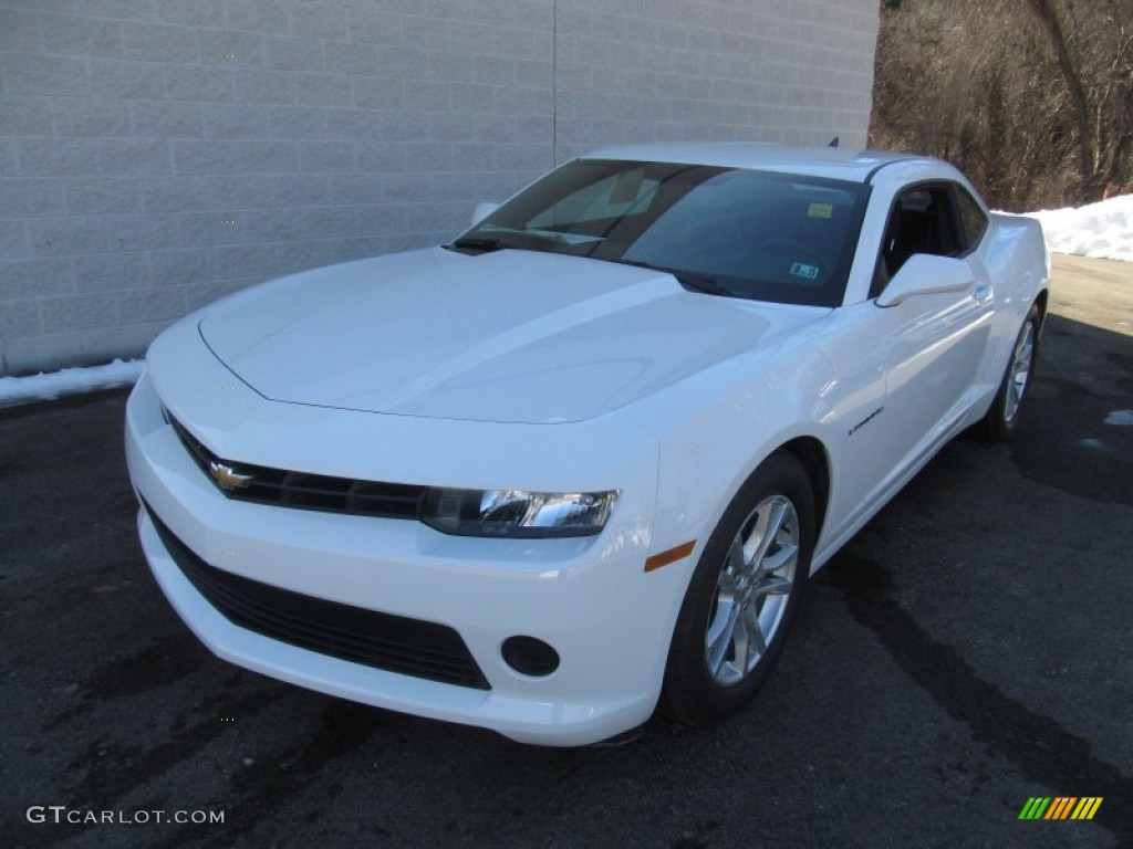 2014 Camaro LS Coupe - Summit White / Black photo #9