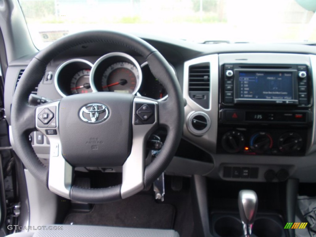 2014 Tacoma V6 TRD Double Cab 4x4 - Magnetic Gray Metallic / Graphite photo #27