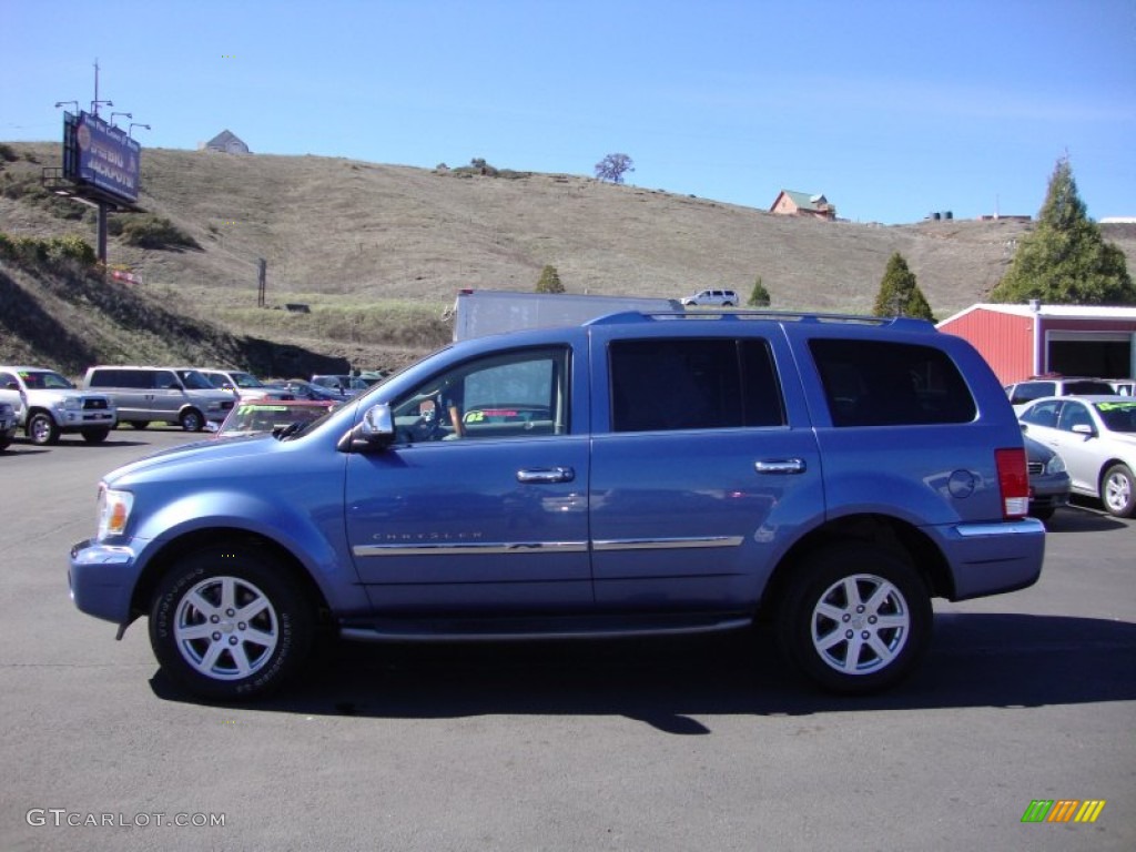 2007 Aspen Limited HEMI - Marine Blue Pearl / Dark Slate Gray/Light Slate Gray photo #4