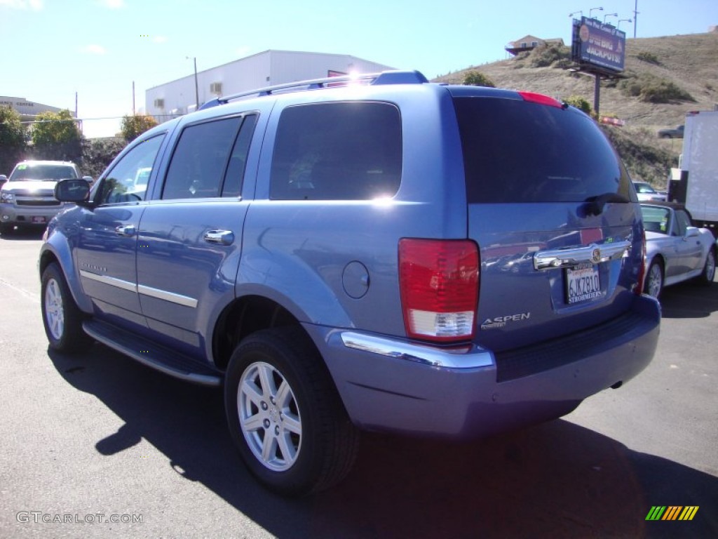 2007 Aspen Limited HEMI - Marine Blue Pearl / Dark Slate Gray/Light Slate Gray photo #5