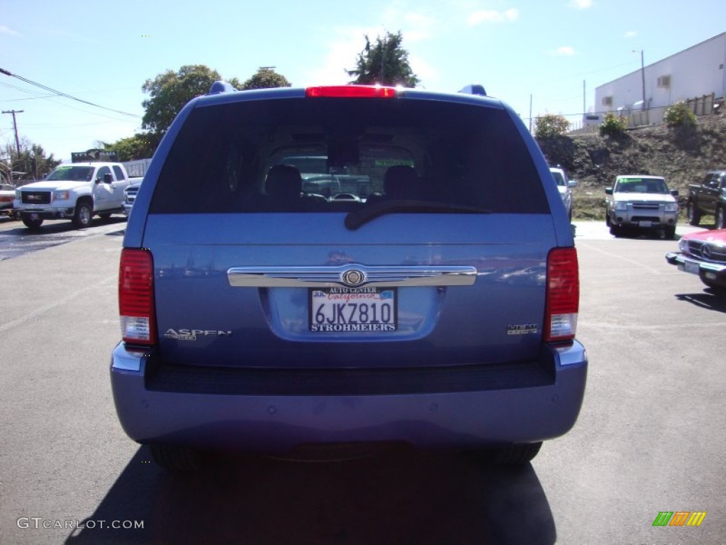 2007 Aspen Limited HEMI - Marine Blue Pearl / Dark Slate Gray/Light Slate Gray photo #6