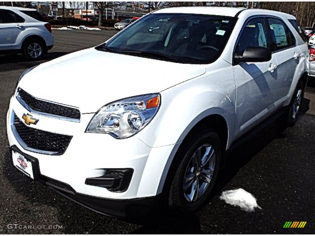 2014 Equinox LS - Summit White / Light Titanium/Jet Black photo #1