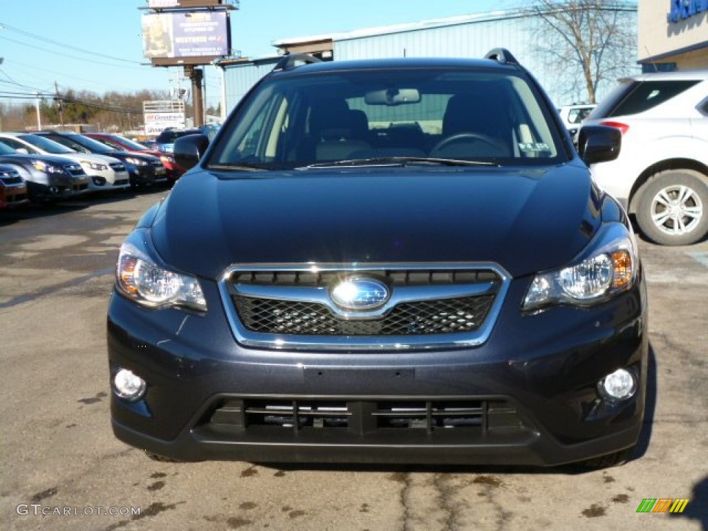 2014 XV Crosstrek 2.0i Premium - Dark Gray Metallic / Black photo #2