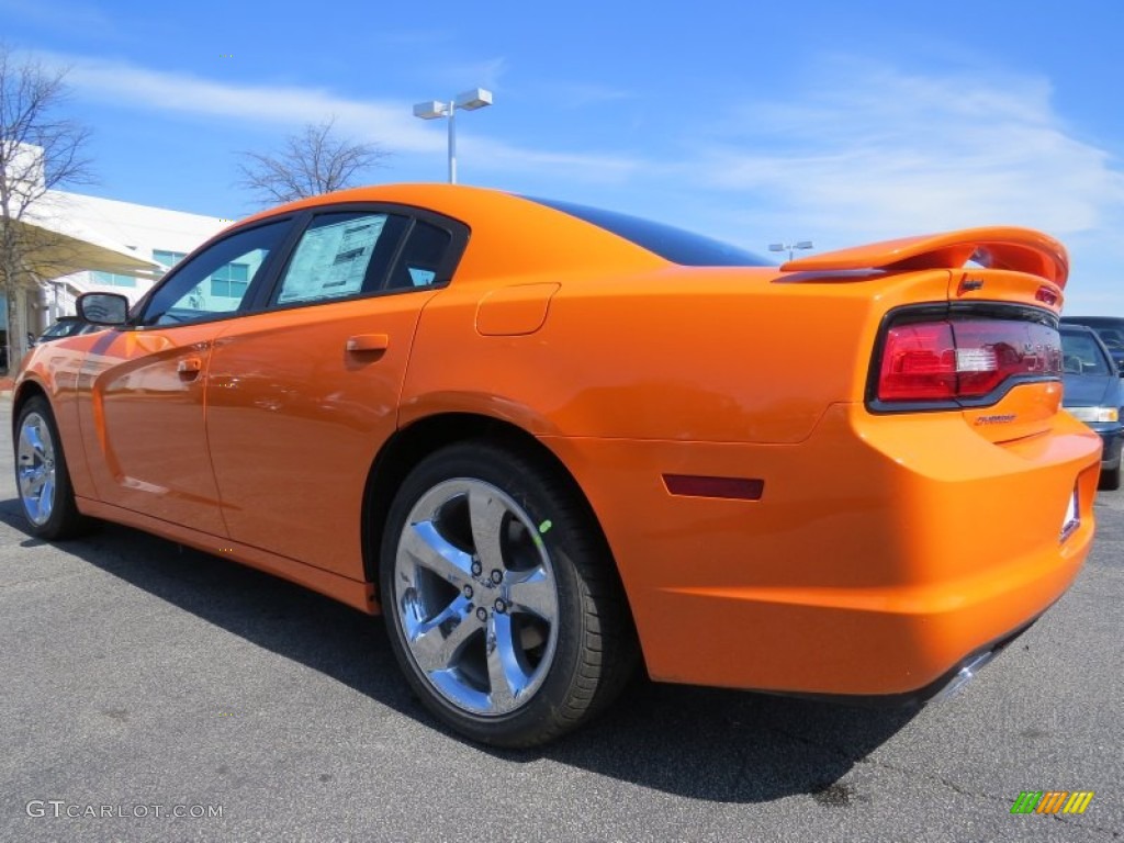 Header Orange 2014 Dodge Charger SXT Exterior Photo #91258354