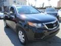 2013 Ebony Black Kia Sorento LX V6  photo #8