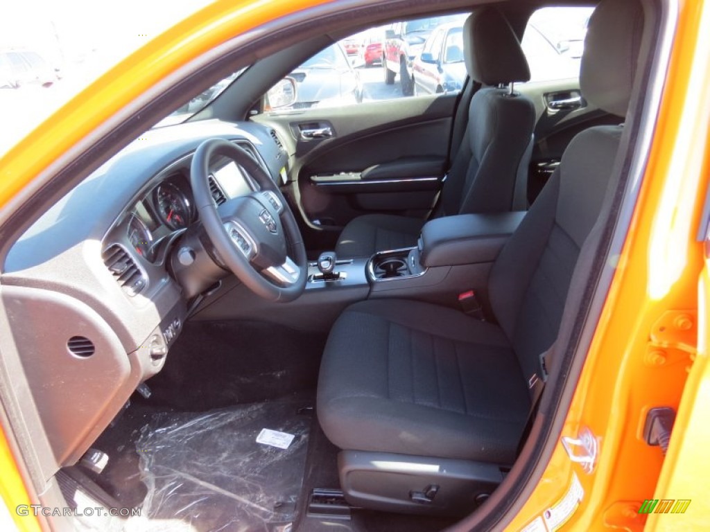 2014 Charger SXT - Header Orange / Black photo #6