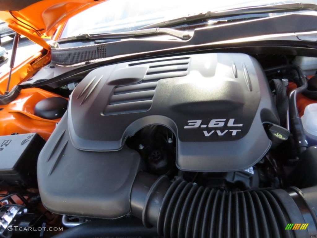 2014 Charger SXT - Header Orange / Black photo #9