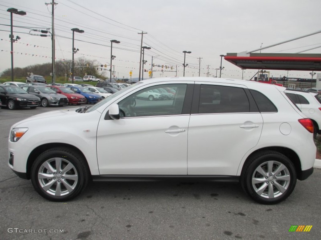 White Pearl 2013 Mitsubishi Outlander Sport SE Exterior Photo #91259452