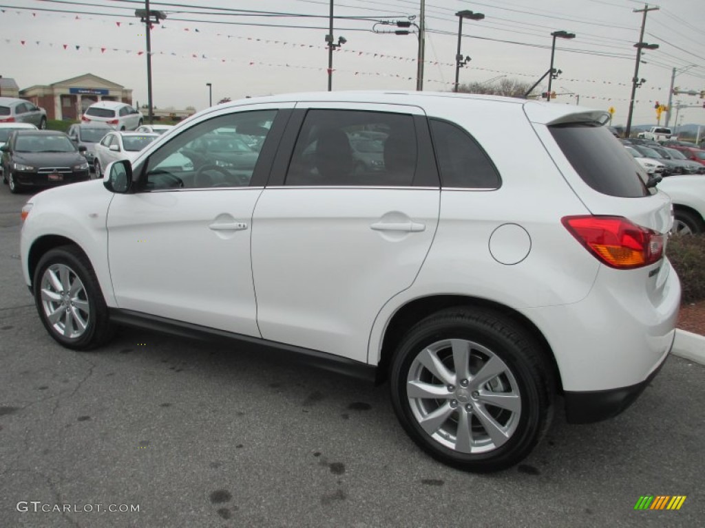 White Pearl 2013 Mitsubishi Outlander Sport SE Exterior Photo #91259473