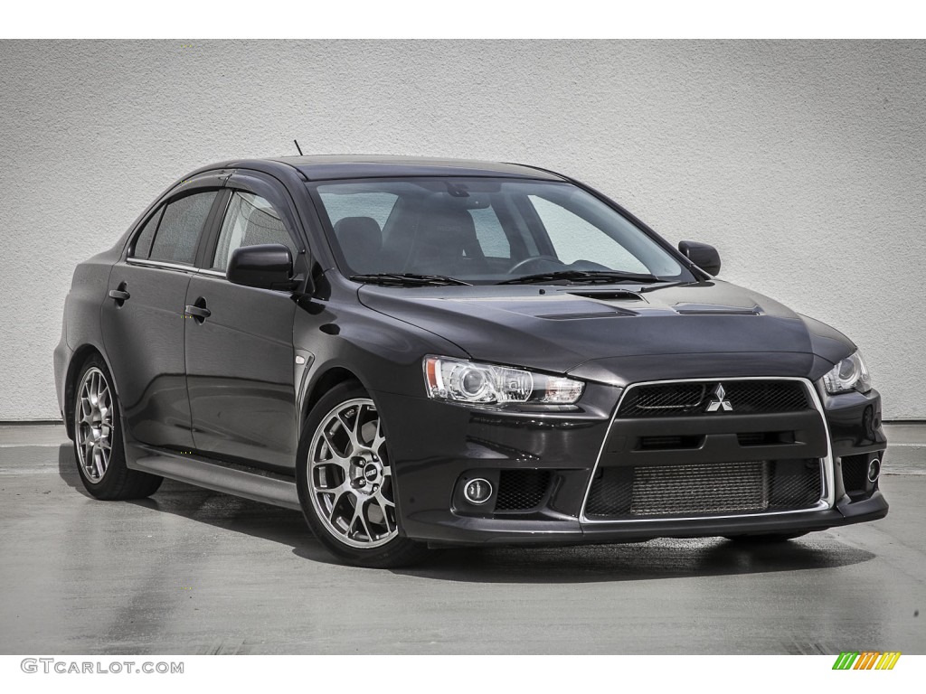 Mercury Gray 2012 Mitsubishi Lancer Evolution MR Exterior Photo #91260198