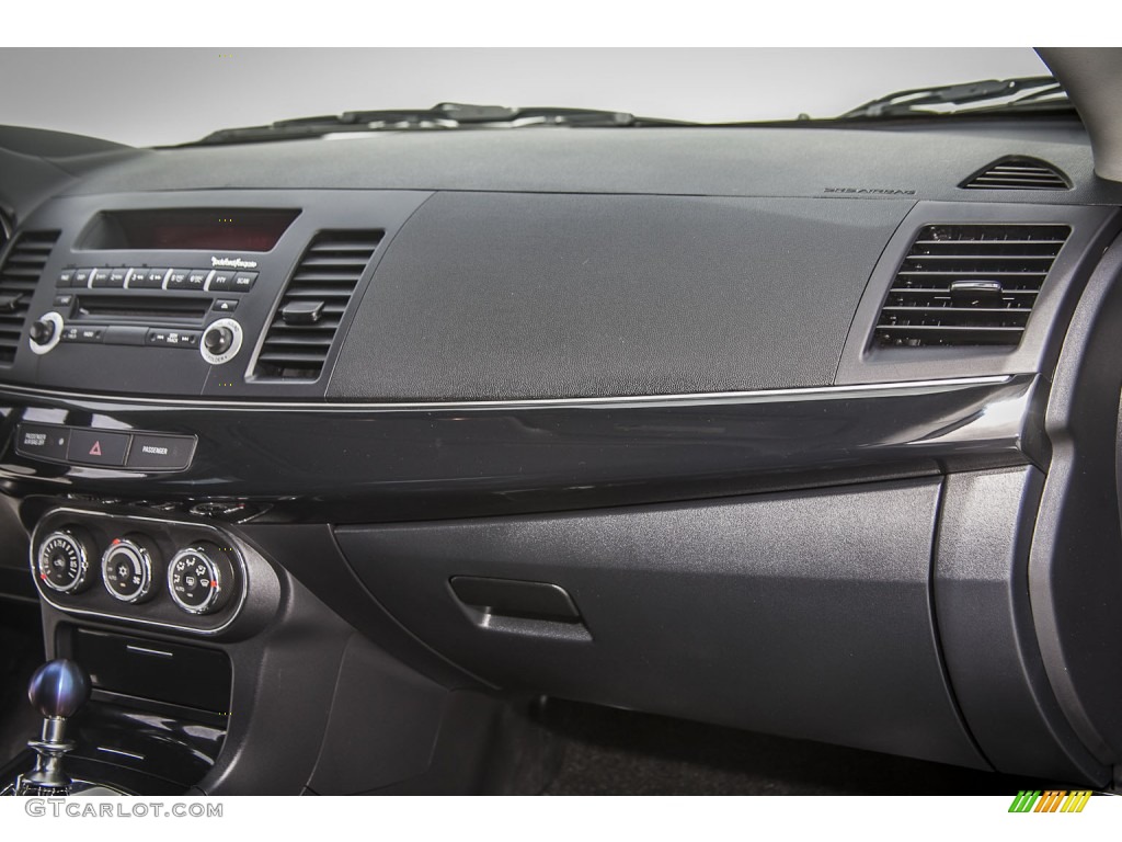2012 Mitsubishi Lancer Evolution MR Black Recaro Dashboard Photo #91260538