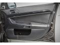 Black Recaro 2012 Mitsubishi Lancer Evolution MR Door Panel