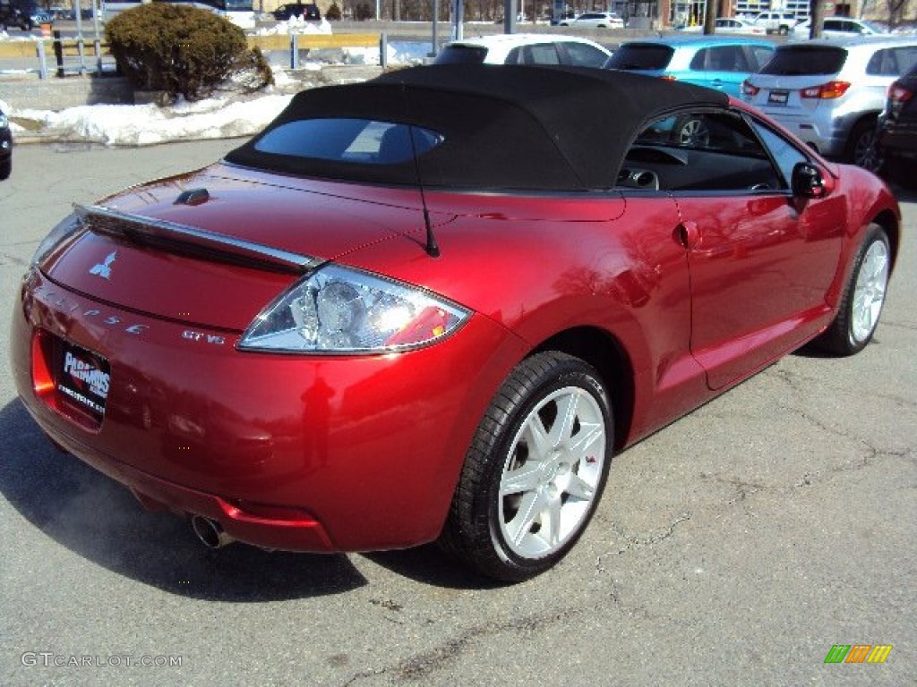 2008 Eclipse Spyder GT - Rave Red / Dark Charcoal photo #3