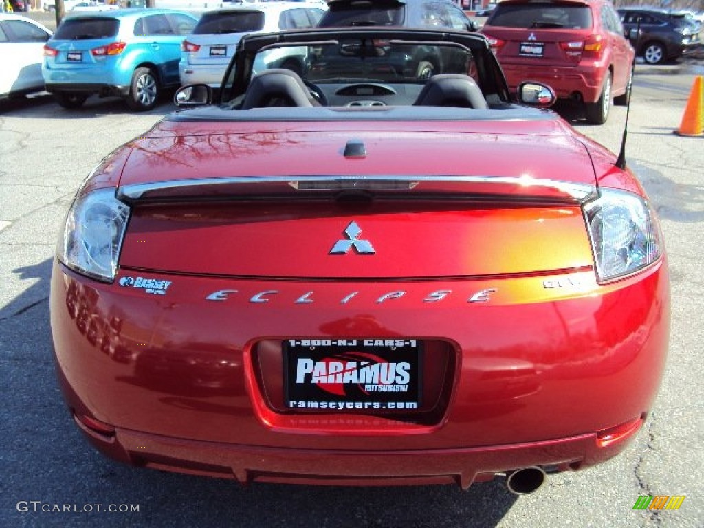 2008 Eclipse Spyder GT - Rave Red / Dark Charcoal photo #4