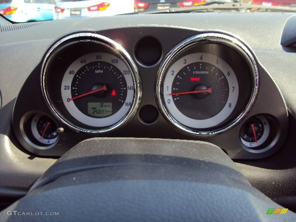 2008 Eclipse Spyder GT - Rave Red / Dark Charcoal photo #14