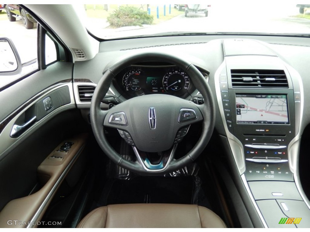 2013 Lincoln MKZ 2.0L EcoBoost FWD Hazelnut Dashboard Photo #91262050