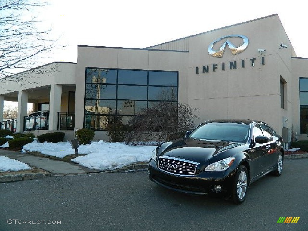 2011 M 37x AWD Sedan - Black Obsidian / Graphite photo #1