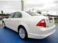 2012 White Platinum Tri-Coat Ford Fusion Hybrid  photo #3