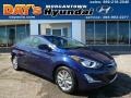 2014 Blue Hyundai Elantra SE Sedan  photo #1