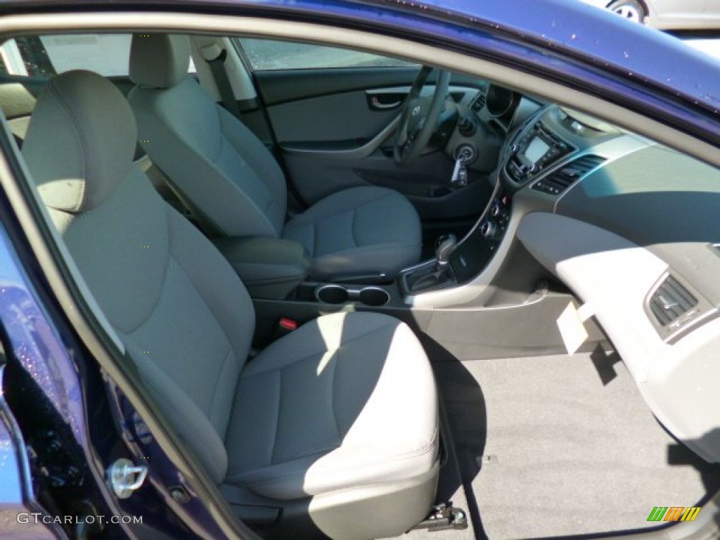 2014 Elantra SE Sedan - Blue / Gray photo #9