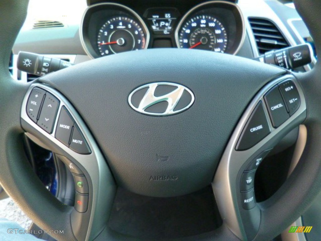 2014 Elantra SE Sedan - Blue / Gray photo #17
