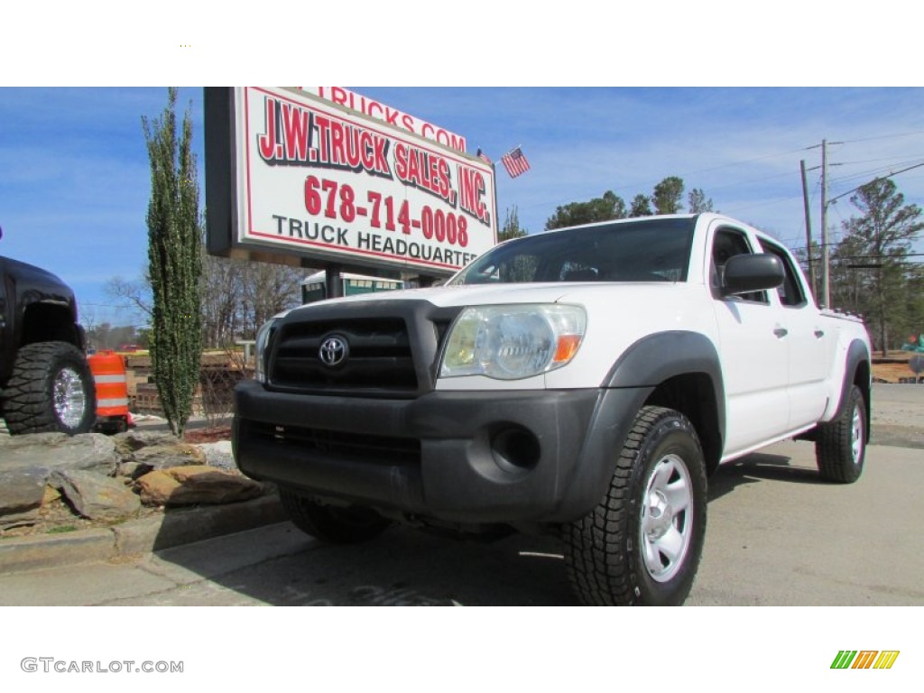 Super White Toyota Tacoma