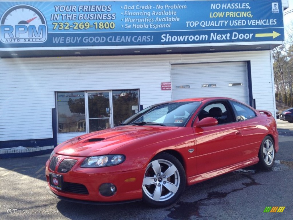 2005 GTO Coupe - Torrid Red / Black photo #1