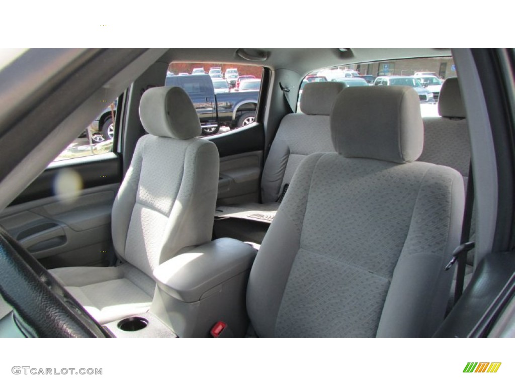 2007 Tacoma V6 PreRunner Double Cab - Super White / Graphite Gray photo #17