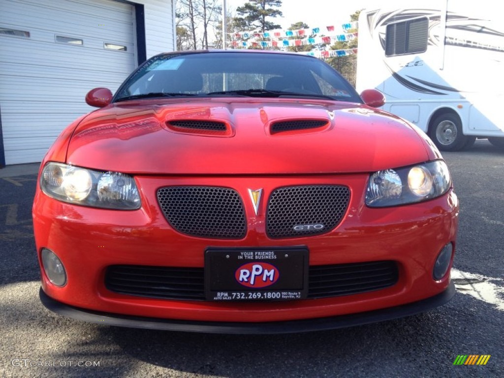 2005 GTO Coupe - Torrid Red / Black photo #4