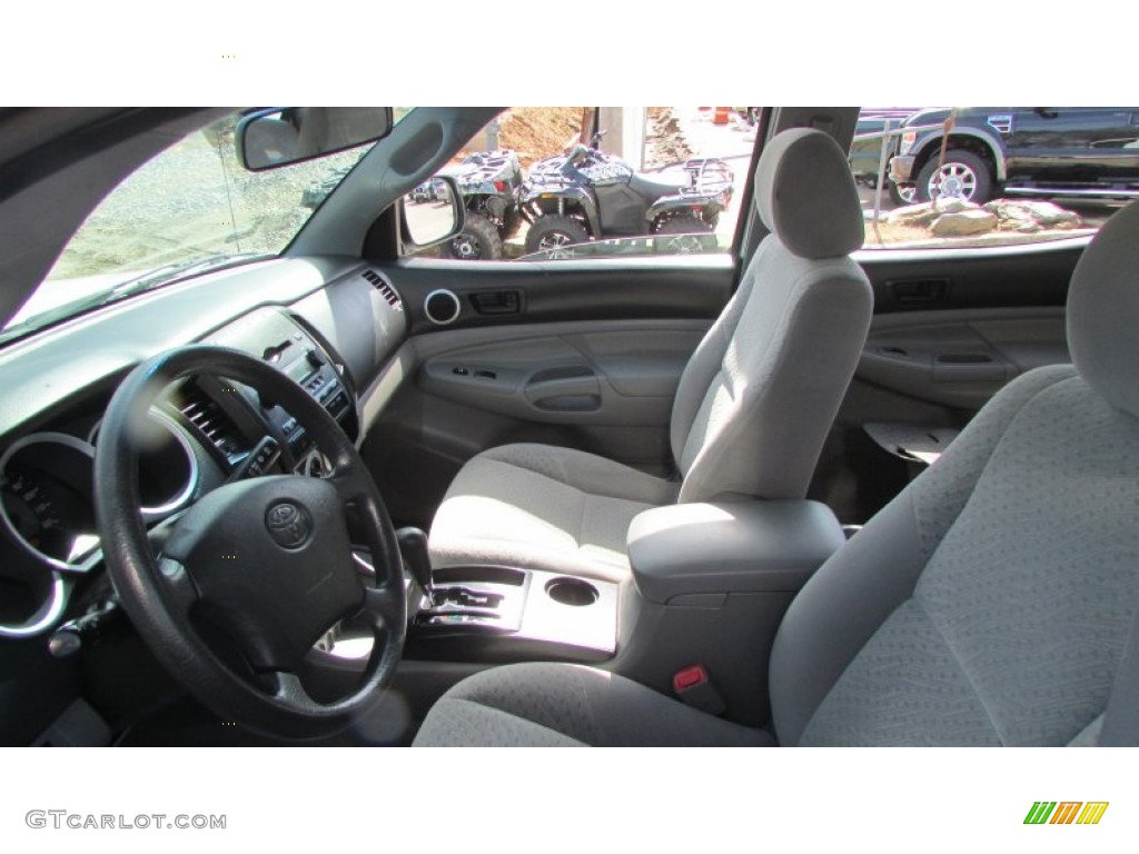 2007 Tacoma V6 PreRunner Double Cab - Super White / Graphite Gray photo #18