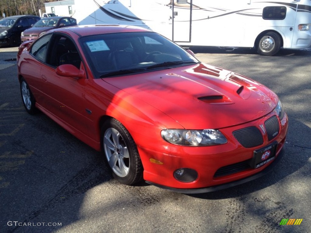 2005 GTO Coupe - Torrid Red / Black photo #5